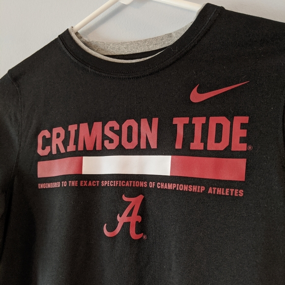 🅰️ The Nike Tee Crimson Tide Dri-Fit Long Sleeve - Picture 5 of 7